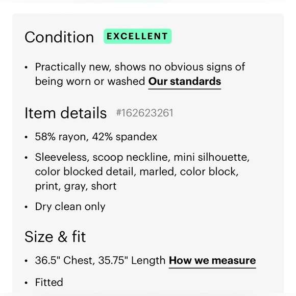 STRETTA size M ( marked L) gray bodycon dress with lace & faux leather detailing - Picture 3 of 7